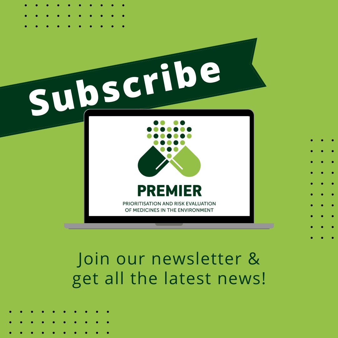 💊Interested in the development of greener medicines?

📰Subscribe to our newsletter and stay informed about how <a href="/PREMIERProject6/">PREMIER Project</a> identifies potential impacts and mitigation strategies to ensure the sustainability of effective medicines.

➡️bit.ly/3ArYgqW