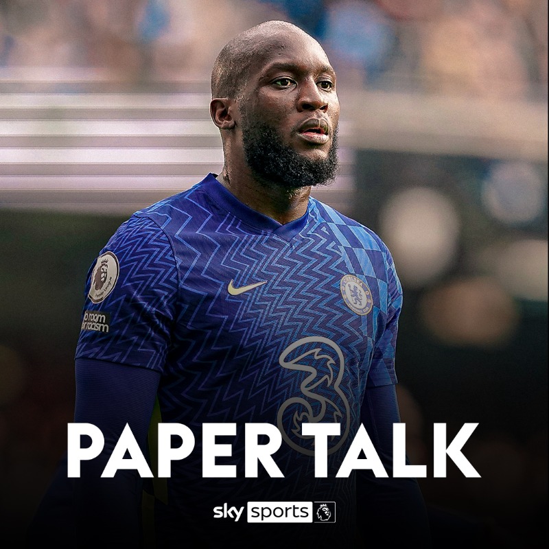 SkySportsPL's tweet photo. According to reports, Romelu Lukaku will be asked whether or not he wants to try to revive his Chelsea career under proposed permanent head coach Mauricio Pochettino 🗞️