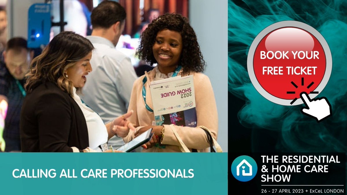 See you in the Technology Theatre at 1.45pm at the The Residential & Home Care Show where we'll be discussing 'Are digital platforms the future of care?'
#residentialcare #homecare #futureofcare #socialcare #CPV
residentialandhomecareshow.co.uk/CPVhttps://www…