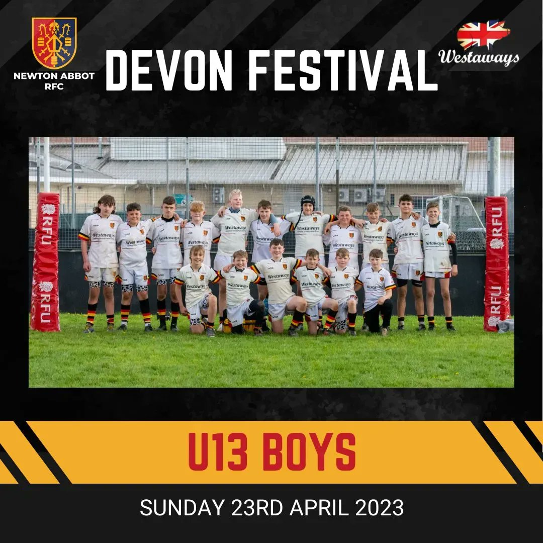 NewtonAbbotRFC's tweet photo. The Devon RFU U13βs Boys Rugby Festival took place on Sunday at Tivertonβs RFCβs with 24 teams from across Devon playing in 5 Pools on 4 pitches. If you would like to get involved and give rugby a go please email us at rugby@narfc.co.uk #OneClub #OneCommunity #NARFC #DevonRFU https://t.co/TZwvZG26tJ