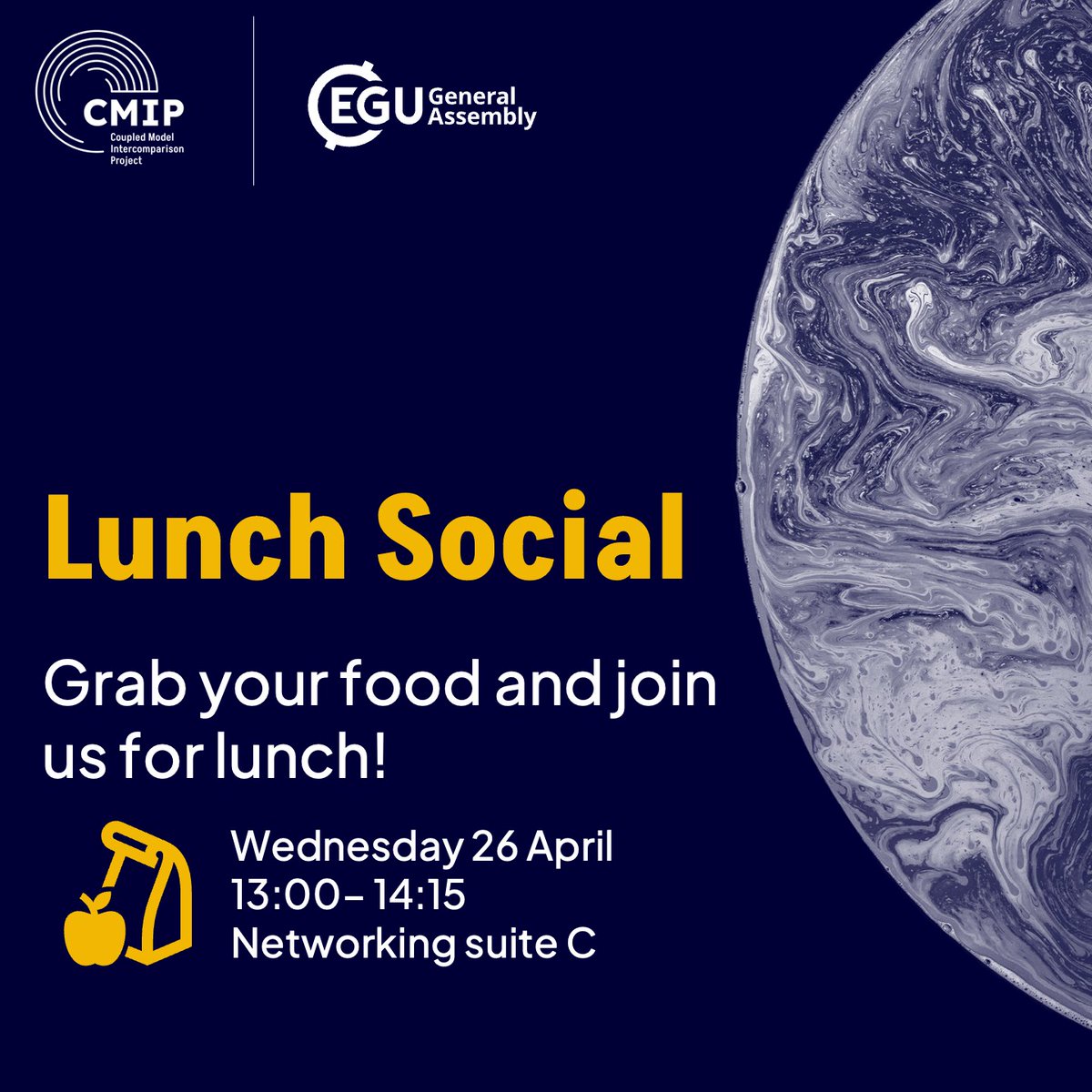 🍴Got lunch plans today? You do now! 🍴 Grab your food, then come along to eat and networking with the #CMIP community at 13:00 in networking suite C in the red zone See you soon!