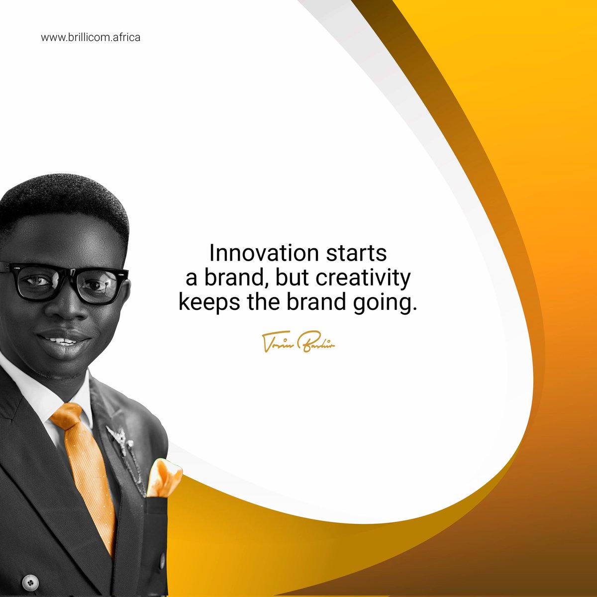 tosinbashir's tweet photo. Innovation starts a brand, but creativity keeps the brand going.

#brandingtips https://t.co/1x5Uegih0C