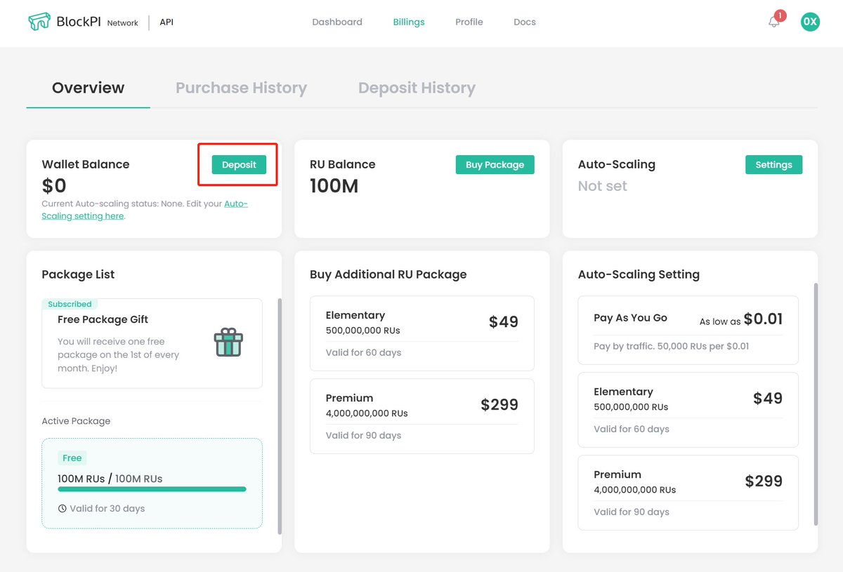 SniperxCalm's tweet image. #BlockPI now accepts USDC on Ethereum, BNB Smart Chain, Polygon and Avalanche C-Chain. Note that Funds are NOT refundable. Please do not over-deposit.
#api #rupackage