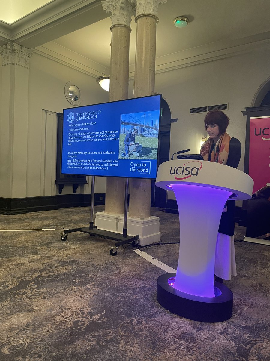 <a href="/HoneybHighton/">Dr Melissa Highton</a> Hybrid and blended is not the same thing. Students feel choice is being able to choose their provision is based around their lives rather than us choosing what part of the curriculum are best for blending and when and where those happen. #udigcap