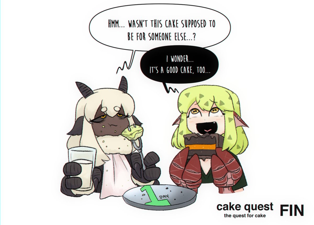 c..cake... wh-where's my cake.... 