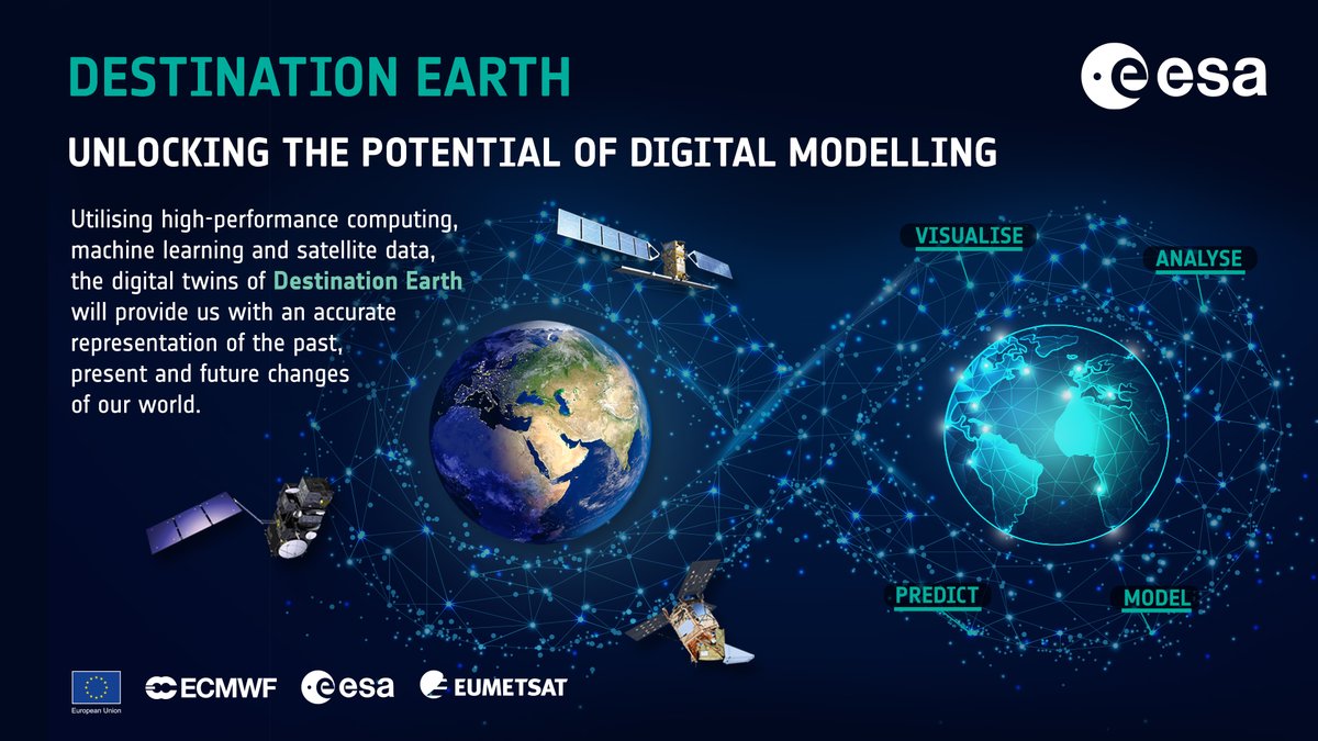 If you are at #EUG23 today don't miss this session 16:15–17:55 (CEST) in Room 0.51, with @esa's Claudia Vitolo. The focus of the session is the #DestinE initiative! More info here: meetingorganizer.copernicus.org/EGU23/session/… #ESAatEGU