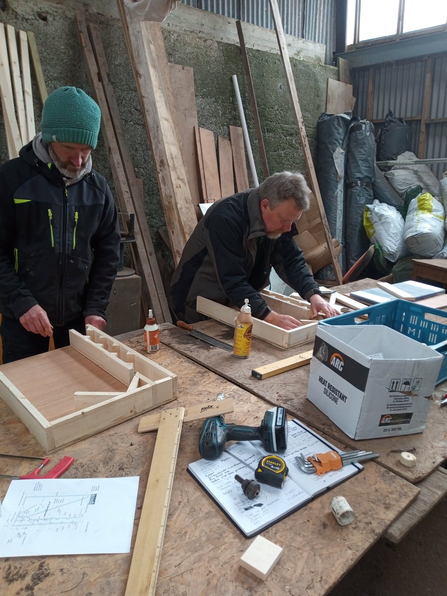 IrelandSeedSov's tweet photo. @SeedSov We had a great day building these seed cleaners yesterday, (plans on Real Seeds website) . Thanks to Dermot and Erin from Robinsons Farm for hosting us. Six new cleaners increasing capacity in our networks!! #seedsovnetwork https://t.co/ZhSgLmK20n