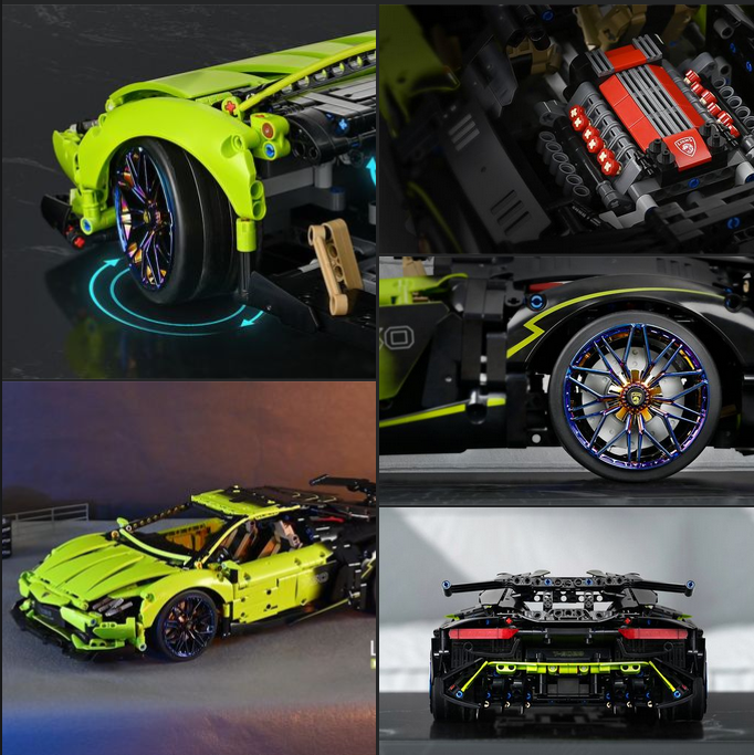 youzik8's tweet image. 📷Nifeliz LP755 Sports Car 📷
Contains a lime green and black gradient body, vivid headlights and tail lights, eye-catching colorful rims, and wide T-shaped rear wing.
📷📷Click the link to get it：
amazon.com/dp/B0BC3NLCCB?…
#lego #nifeliz #legotechnic #lamborghini #sportscar