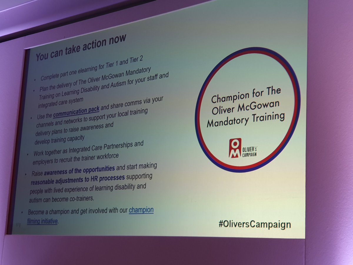 RCNEdForum's tweet photo. How is your organisation rolling out the Oliver McGowan Mandatory Training #Oliverscampaign. We can all be doing the elearning now on elearning for health #RCNED23 @RCNEdForum @theRCN https://t.co/NKHqiedVJ5