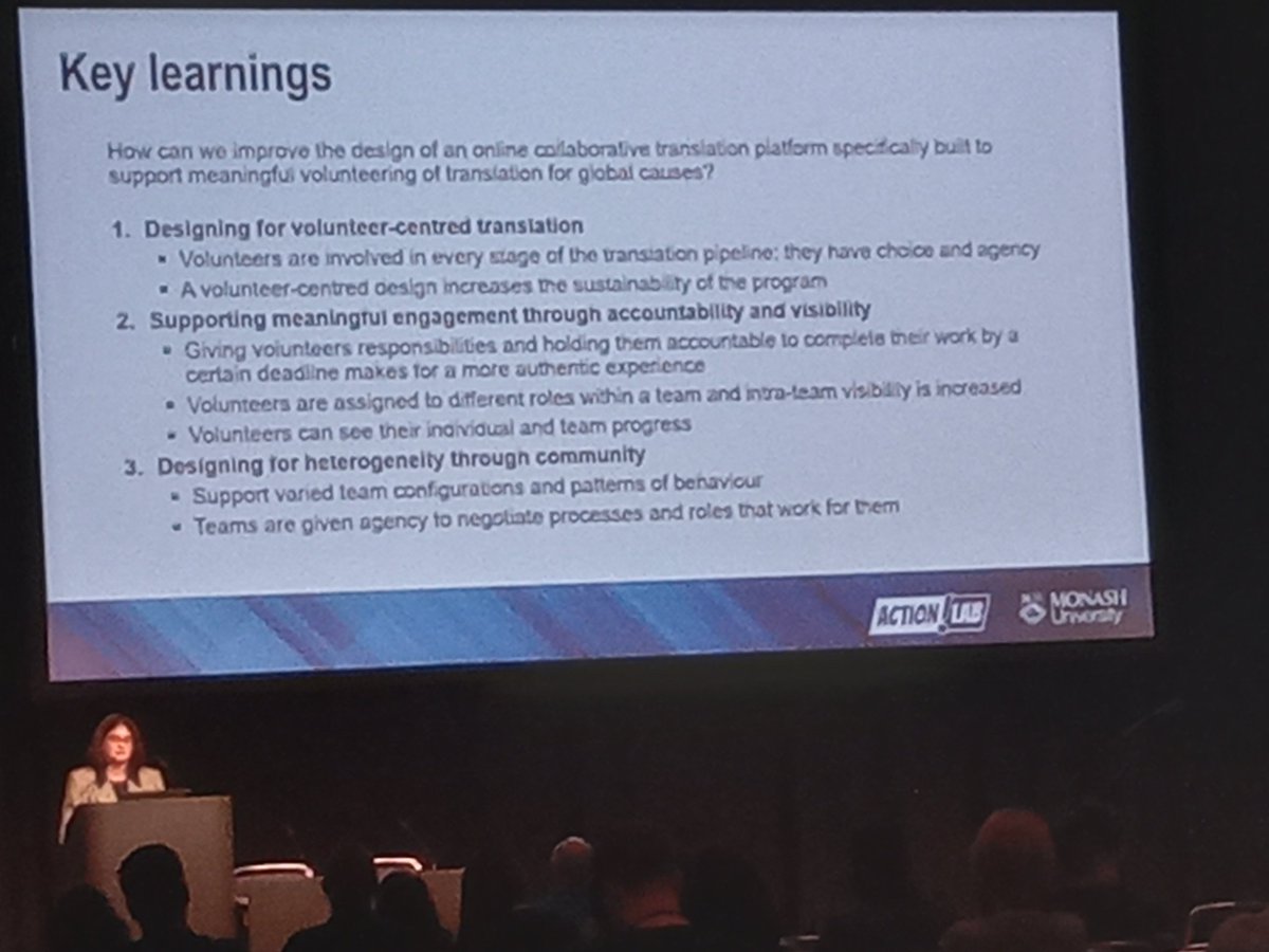 Designing for volunteer translators--amazing work! #chi23