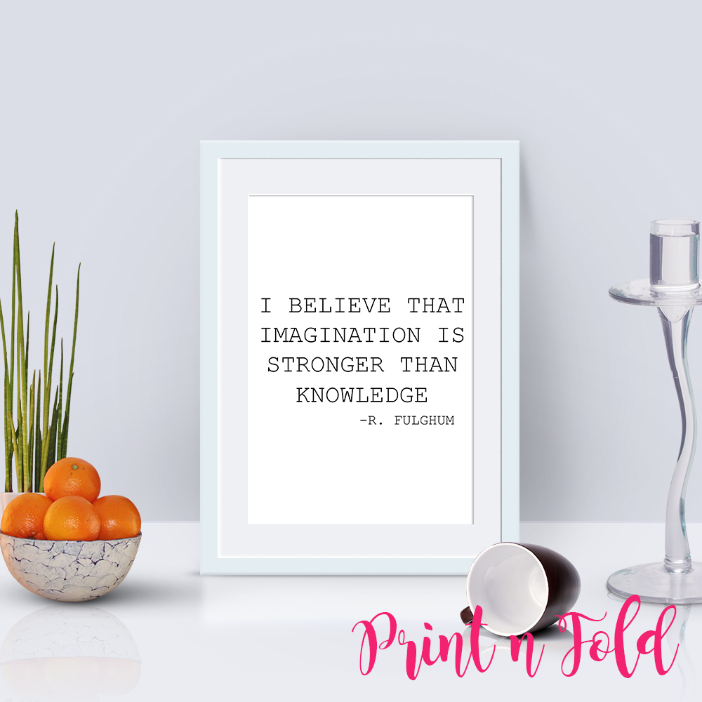PrintnFold's tweet image. I Believe That Imagination Is Stronger Than Knowledge 

etsy.me/3HeDhvB 

#thursdaythoughts #printable #printerfriendly #quoteposter #quoteprint #smallbiz