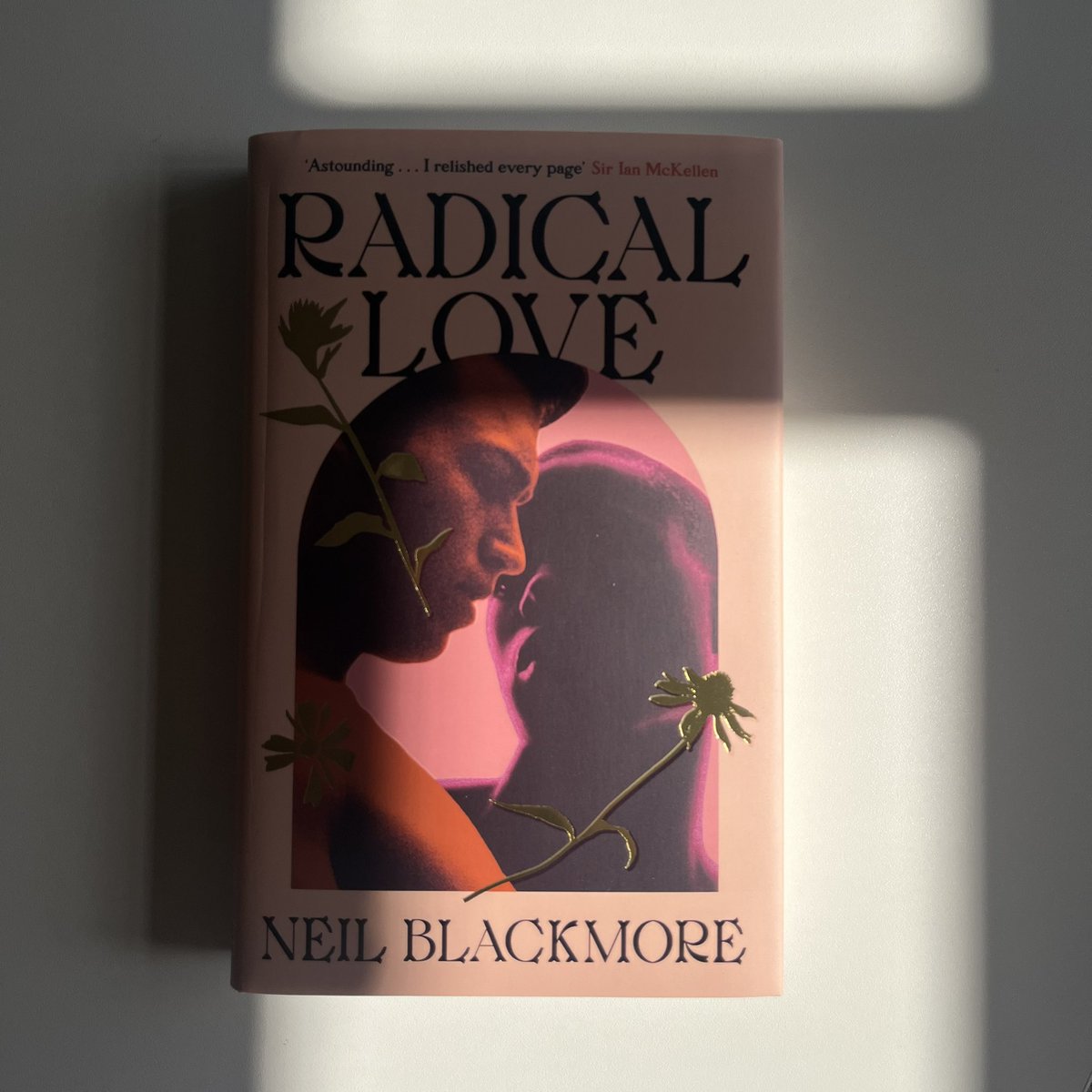 Described by Sir Ian McKellen as ‘astounding’, @NeilBlackmo’s novel RADICAL LOVE is out on 1st June. Proofs have just landed at HH HQ and we are in love! 💌 (Designed by the brilliant Henry Petrides) Pre order #RadicalLove now: bit.ly/3mXxlQS