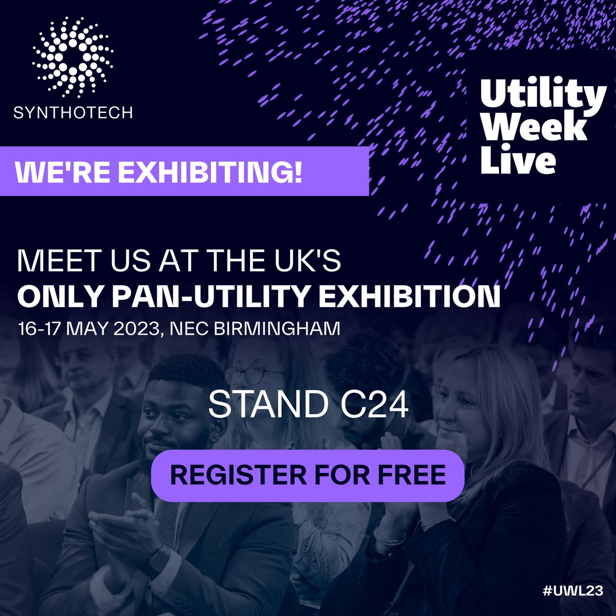 SynthotechLtd's tweet image. The countdown has begun, it's now less than 3weeks until Synthotech and HMG Water Solutions will be at @UtilityWeekLive @necbirmingham 🗓 

Come &amp;amp; see our latest products for the #utilities sector on Stand C24 🙌 bit.ly/UWL23invite 

#UWL23 #UWL #trenchlesstechnology