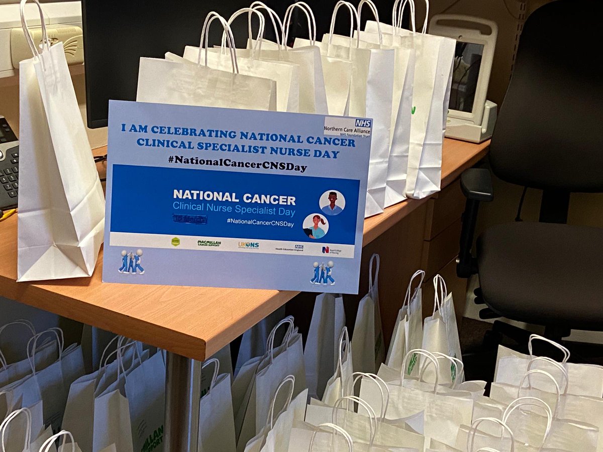 Victoria Cooper (@vicconruth) on Twitter photo In celebration of #NationalCancerCNSDay we would like to acknowledge and thank our NCA Cancer CNS's for everything they do for our patients affected by cancer each and every day #goodybags <a href="/NCACANCERNURSES/">@NCA LEAD CANCER NURSES</a> <a href="/NCAlliance_NHS/">Northern Care Alliance NHS Foundation Trust (NCA)</a> <a href="/GM_Cancer/">Greater Manchester Cancer Alliance</a> <a href="/jacqui_burrow/">Jacqui Burrow</a> <a href="/NCANursing/">NCA Corporate Nursing & Governance</a> In celebration of #NationalCancerCNSDay we would like to acknowledge and thank our NCA Cancer CNS's for everything they do for our patients affected by cancer each and every day #goodybags <a href="/NCACANCERNURSES/">@NCA LEAD CANCER NURSES</a> <a href="/NCAlliance_NHS/">Northern Care Alliance NHS Foundation Trust (NCA)</a> <a href="/GM_Cancer/">Greater Manchester Cancer Alliance</a> <a href="/jacqui_burrow/">Jacqui Burrow</a> <a href="/NCANursing/">NCA Corporate Nursing & Governance</a>