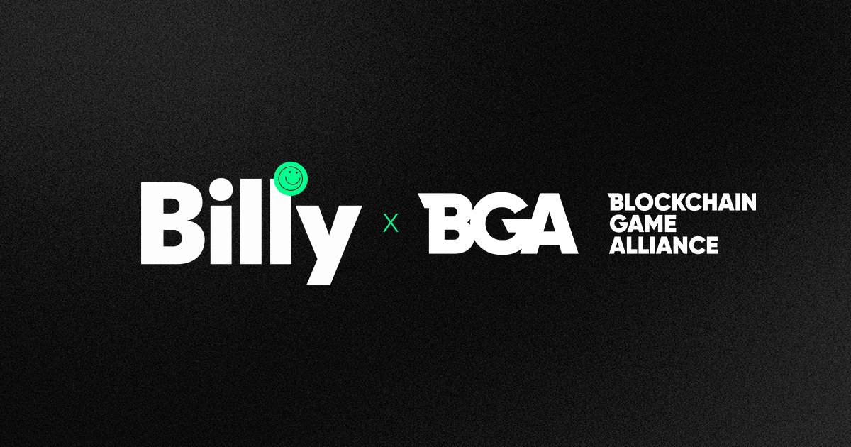 The <a href="/BGameAlliance/">Blockchain Game Alliance</a> is proud to announce <a href="/billyapp_live/">Billy</a> as a new member! Billy is a live event ticketing platform built for the benefits of artists, organizers and their communities. billyapp.live. We will be pleased to use their solutions at our events 🔥