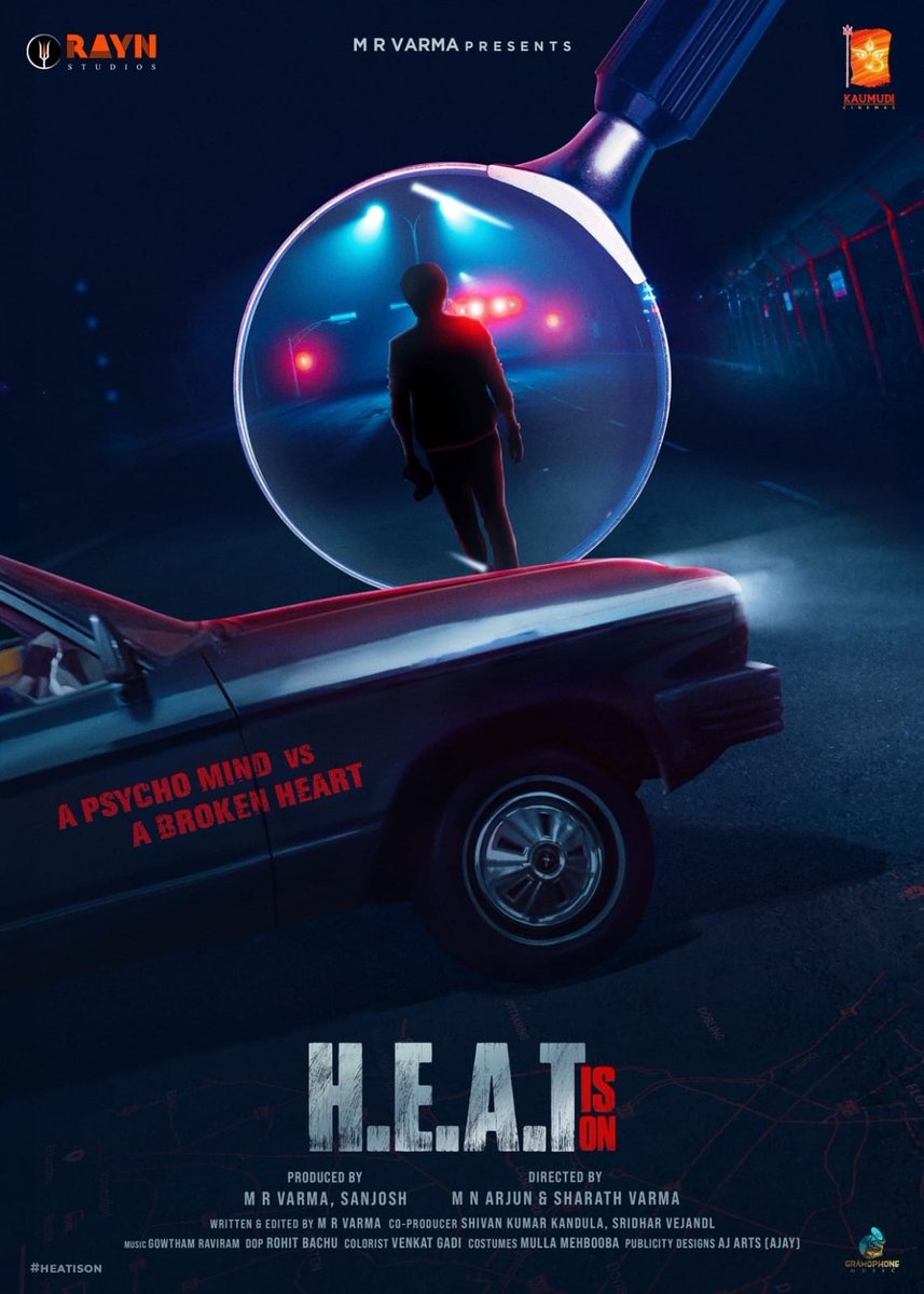 baraju_SuperHit's tweet photo. Intriguing title poster of suspense thriller #Heat &amp; attention-grabbing 1st look of #VardhanGurrala unveiled by @KolanuSailesh

#SnehaKhushi
#MRVarma  @Actorsanjosh
#MNArjun  #SharathVarma
#GauthamRaviram
#RohitBachu
#RaynStudios  #KaumudiCinemas
@MusicGramophone
@PROSaiSatish https://t.co/SHCDXDFt7h