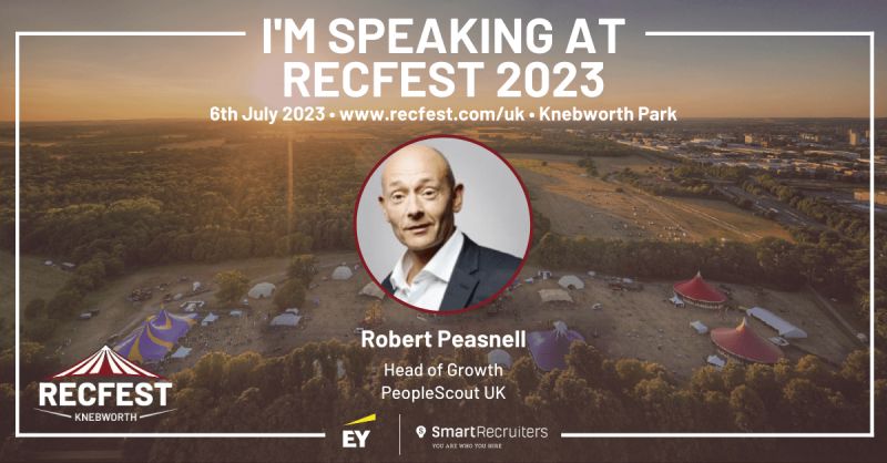 PeopleScoutUK's tweet image. We are looking forward to speaking at #RecFest2023! Have you got your tickets yet?