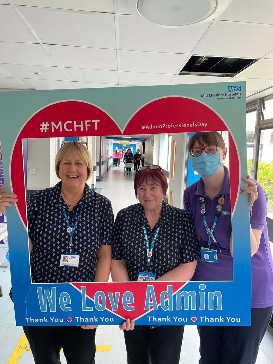 Lovely to meet you all; happy admin day ❤️