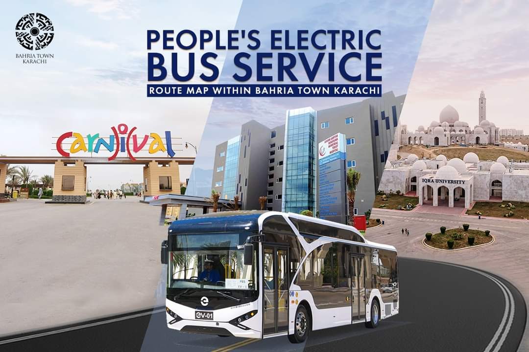 Bahriaupdate's tweet image. People&apos;s Electric Bus Service Routes and Stops, Bahria Town Karachi!

#ElectricBusService #PeoplesBusService #BusStops #Routes #BahriaTownKarachi