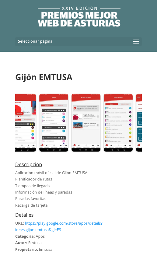 GijonBus's tweet photo. #wowEmtusa
Estamos muy contentos,  FINALISTAS en los XXIV Premios Mejor Web de Asturias, categoría Mejor APP. 

Usuarios y usuarias de EMTUSA conectan en segundos con toda la información de líneas, paradas, tiempos de llegada, alertas... además recarga online de tarifas.

😉‼️ https://t.co/INjiwC5hTs