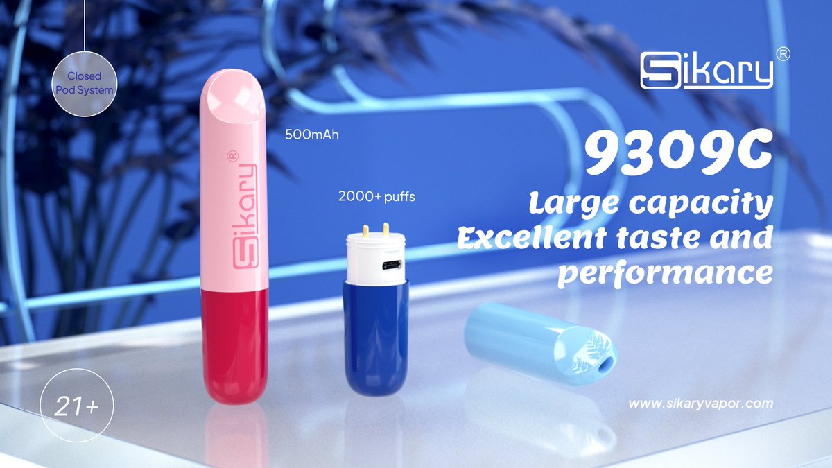 Sikaryvapor's tweet photo. More puffs more enjoyment📷
Sikary 9309C can offer you more than 2000 puffs
Support OEM/ODM
21+
https://t.co/baT0o7mt49
#sikary #odm #oem #vapefair #nicotine #ecigarettebar #usvape #vapes #vaping #vapefam #vapetrickster #vapecommunity #vapesociety #vapinggirls #vapefamily https://t.co/fmVGv7LkRF
