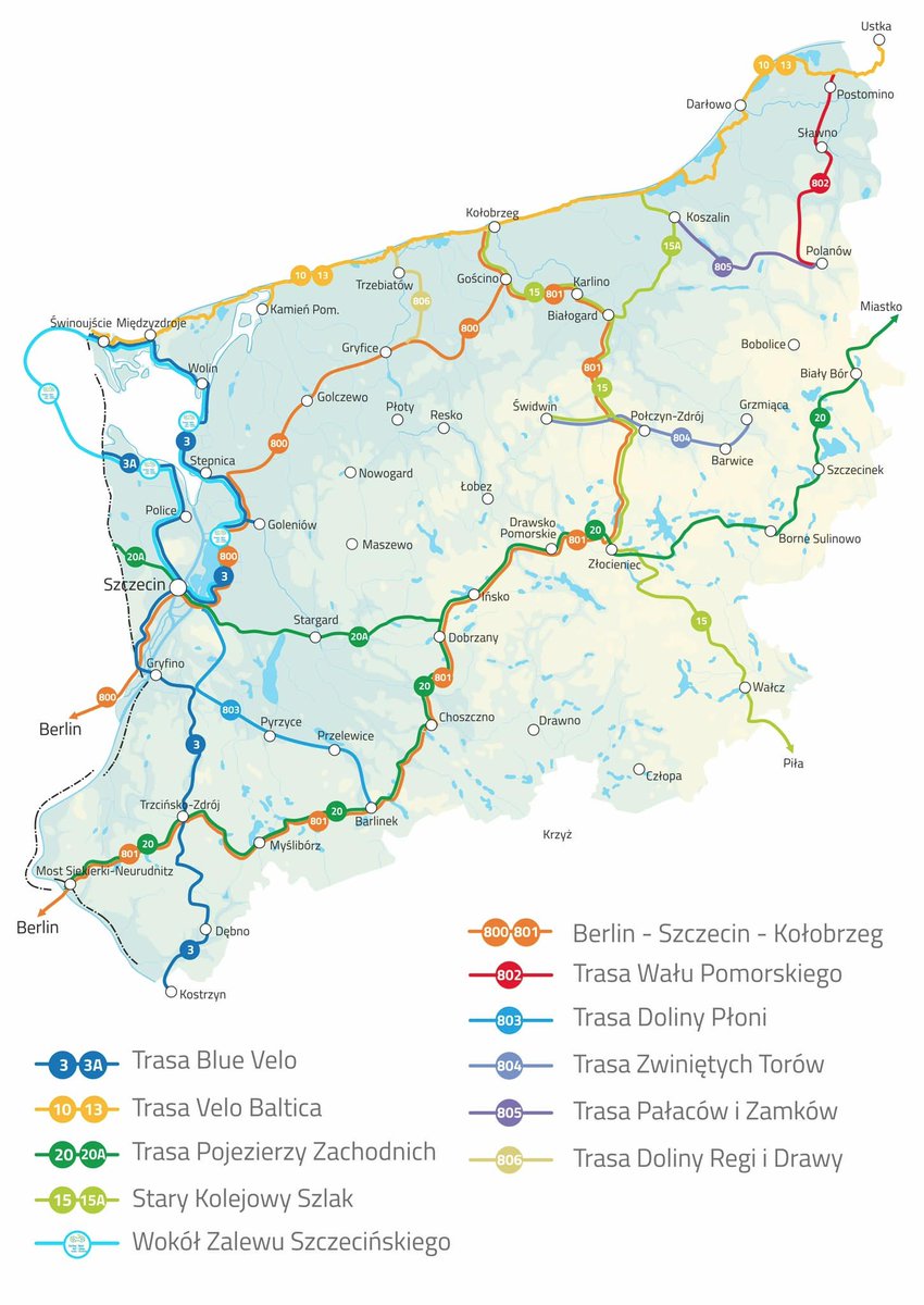 PomZachodnNEWS's tweet image. Będzie więcej tras rowerowych #PomorzeZachodnie.
- Nasza sieć tras będzie miała docelowo 1500 km! Planujemy stworzenie urokliwej Trasy Doliny Rzeki Płoni. We współp. z samorządami chcemy zbudować i promować trasę Berlin - Szczecin - Kołobrzeg. - marszałek @OGeblewicz .