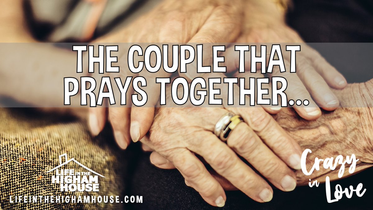 TheHighamFamily's tweet photo. What happens when couple pray together?
Click to read more: https://t.co/jHz3zfk91m...
#lifeinthehighamhouse #crazyinlove #blog #couples #prayer #marriage #together https://t.co/CUFRWRXZEy