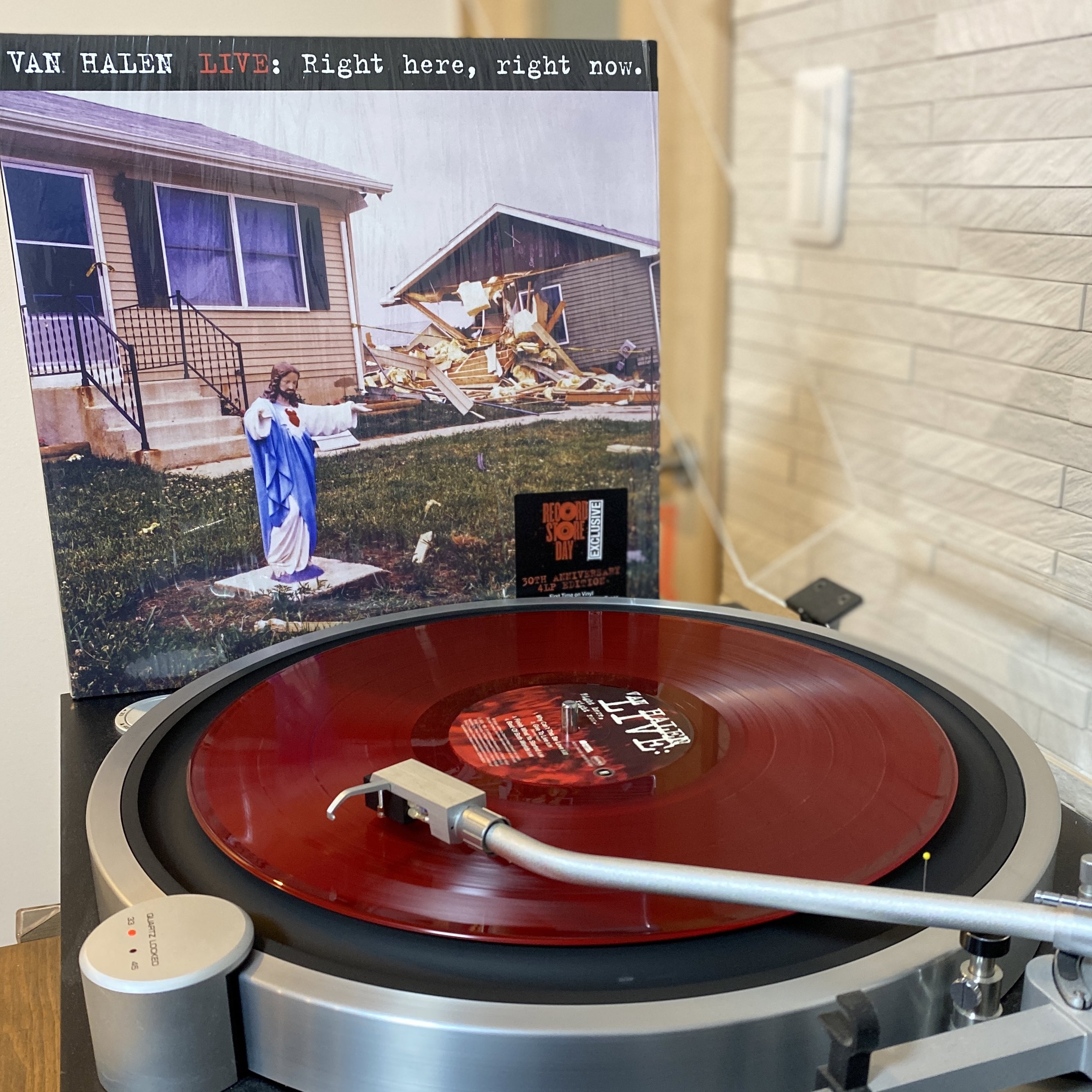 VAN HALEN LIVE Right here レコードRED VINYL VAN HALEN LIVE Right here レコードRED VINYL