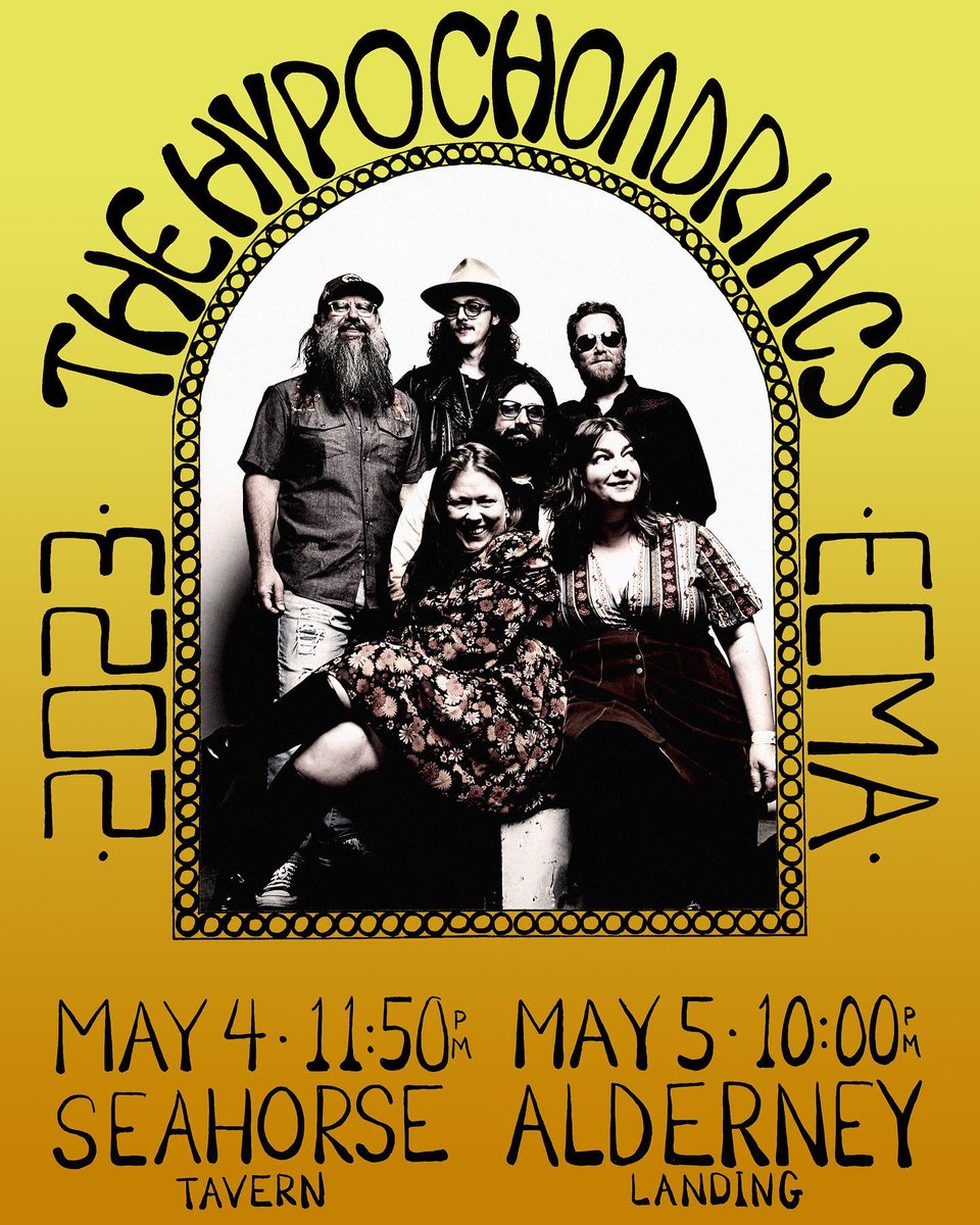 The Hypochondriacs (@the_hypos) on Twitter photo We can't wait to head to Halifax for @eastcoastmusic !
Next Thursday we rock <a href="/theSeahorse/">The Seahorse Tavern</a> around midnight & Friday you can find us at <a href="/AlderneyLanding/">Alderney Landing</a> as a 4 piece. Mon OuT!
#ecma2023 #americanamusic #halifax #novascotia #altcountry #rocknroll #music #eastcoastmusic We can't wait to head to Halifax for @eastcoastmusic !
Next Thursday we rock <a href="/theSeahorse/">The Seahorse Tavern</a> around midnight & Friday you can find us at <a href="/AlderneyLanding/">Alderney Landing</a> as a 4 piece. Mon OuT!
#ecma2023 #americanamusic #halifax #novascotia #altcountry #rocknroll #music #eastcoastmusic