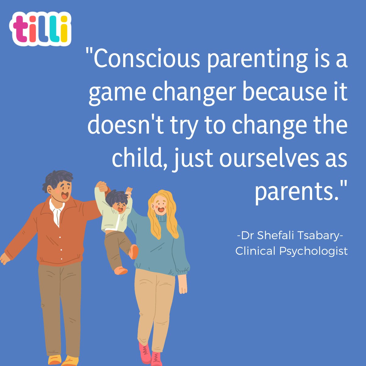 Conscious parenting is about focusing on changing ourselves as parents, rather than trying to change our children. 🙌 

#ConsciousParenting #MindfulParenting #ParentingAdvice #PositiveParenting #PersonalGrowth #ChildrensWellbeing #HealthyFamilies  #Tilli