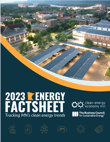 💪 NEW DATA shows that Minnesota's #cleanenergy transition is locked into the state's economy. We are excited to launch the 2023 MN Energy Factsheet today in partnership with <a href="/BCSECleanEnergy/">BCSE Clean Energy</a>! 

⭐ More here ➡️ bit.ly/3Lm2NS2