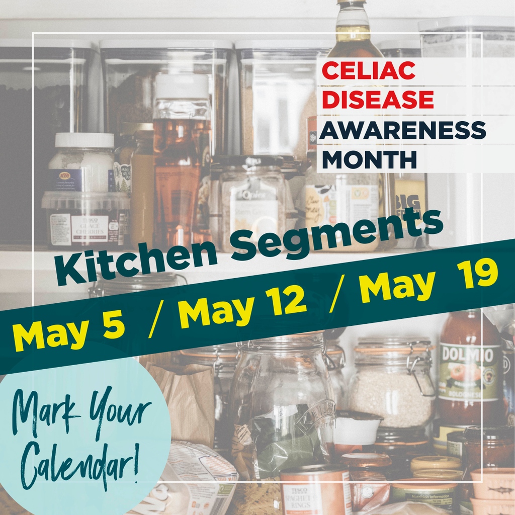 Have you ever been frustrated trying to organize your shared kitchen space or pantry? Or maybe wondered what you need to know about kitchen equipment? 

Stay tuned for our series of kitchen segments coming in May in honor of #CeliacDiseaseAwarenessMonth.

#CeliacDiseaseCenter