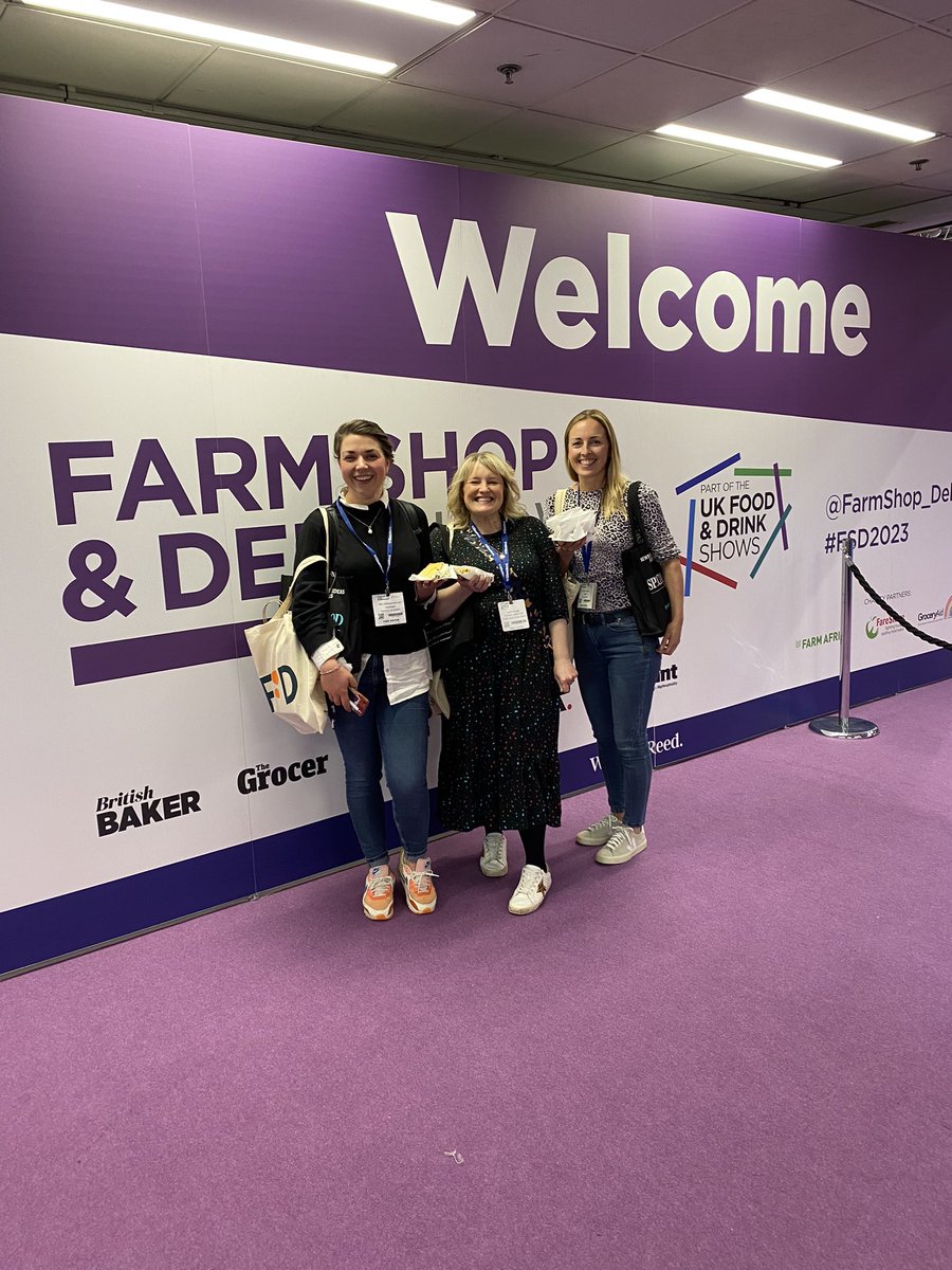 Great day at <a href="/FarmShop_Deli/">Farm Shop & Deli Show</a> show yesterday with Norfolk Foodies Gabriella from Norfolk Uncovered and Rachel from Fig and Olive Cromer.
So many great finds!
Did you make it to the show? #farmshopanddeli #fsds23 #foodexpo