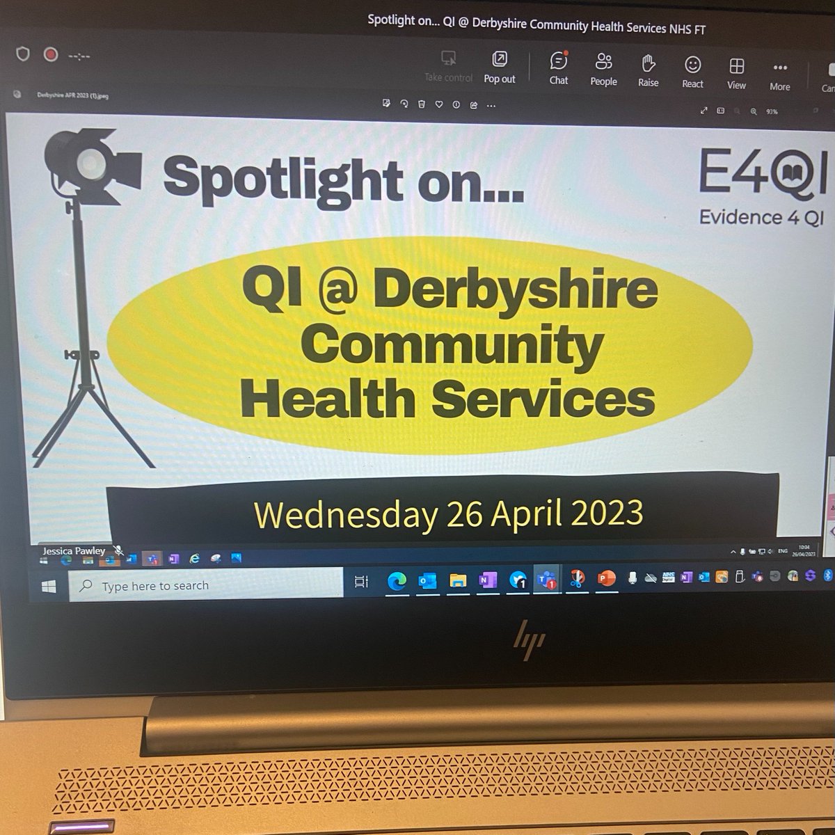 We loved presenting our QI journey at the @Evidence4QI Spotlight session this morning🤩 Thank you for having us and for all of the amazing feedback👏 @HayleySGrice @LaurenGascoyn10 @LisaJBarrett6 @DCHStrust @andreadgibbons #QITwitter