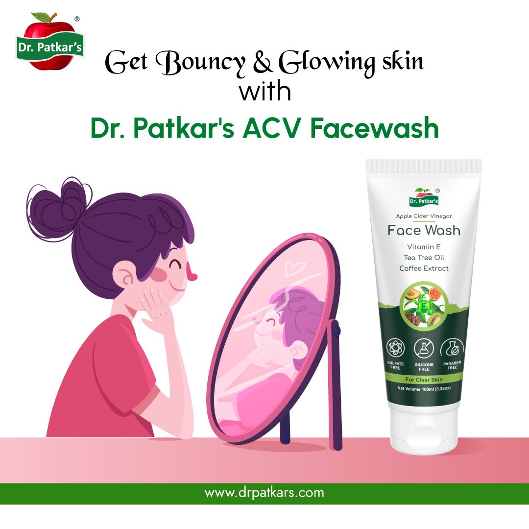 DrPatkars_ACV's tweet image. &quot;Get ready for bouncy, glowing skin with Dr. Patkar&apos;s ACV facewash - the ultimate solution for a flawless complexion&quot;

#dphi #drpatkars #drpatkarshealthcareindia #bouncy #glowing #skicare #skin #face #facewash #acv #applecidervinegar