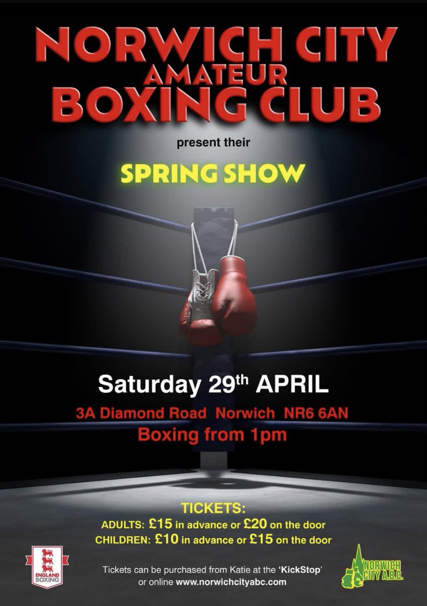 Come and see our amazing boxers at our brilliant show on Saturday