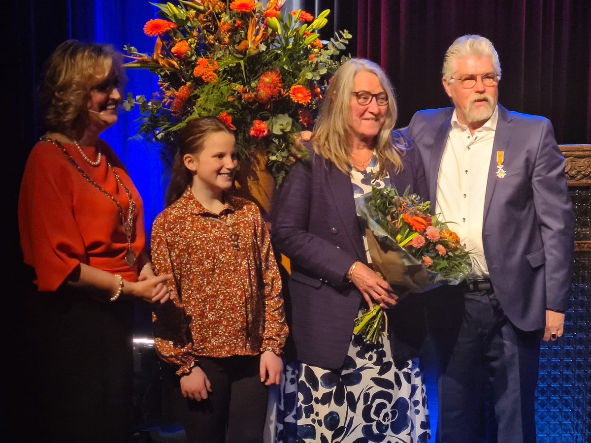 Anton van den Diepstraten is vandaag benoemd tot Lid in de Orde van Oranje Nassau