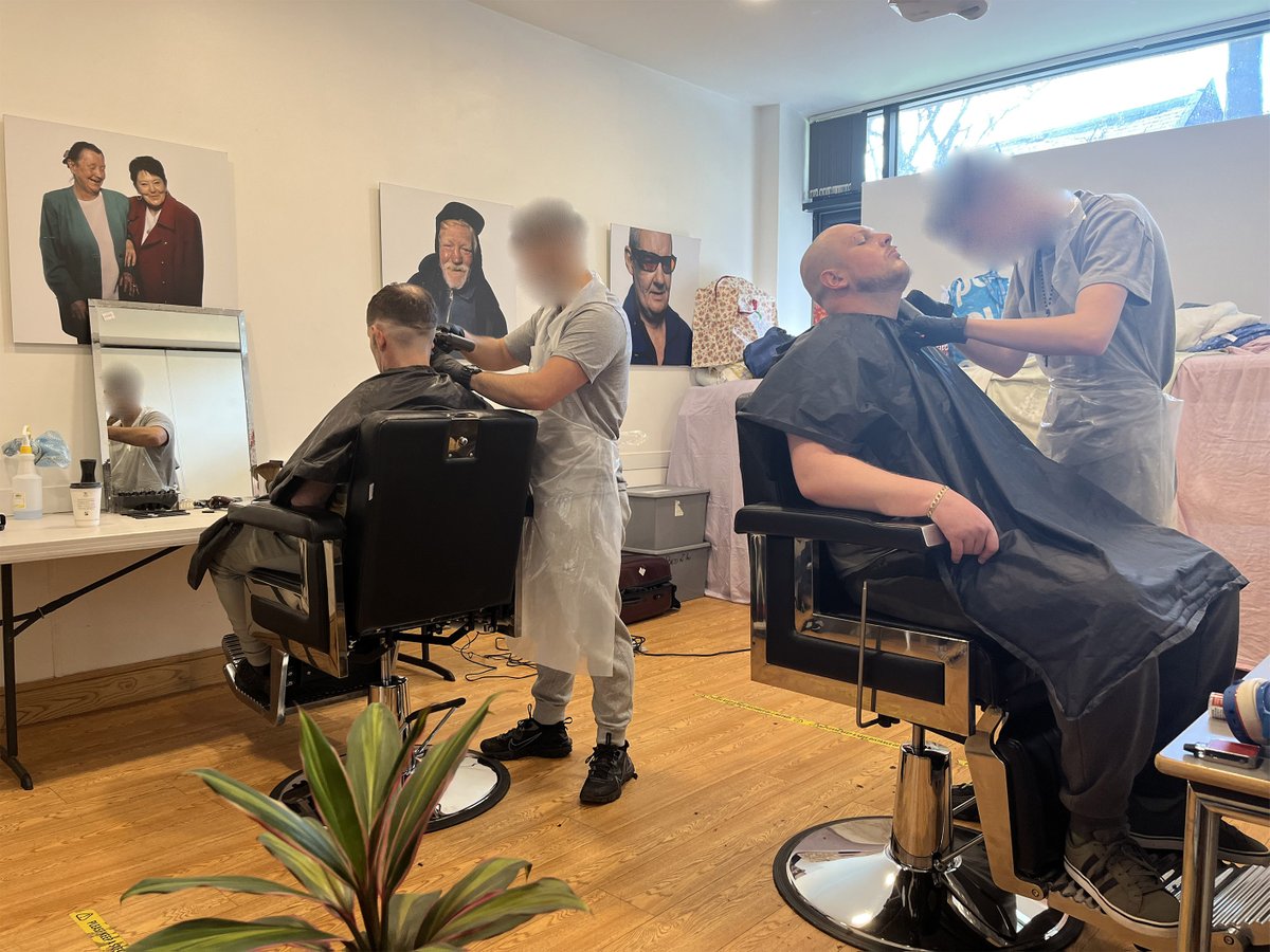 HMYOI Wetherby (@hmyoi_wetherby) on Twitter photo Something a little different for two of our boys doing their DofE award. After gaining the skills and experience in our Barber Shop in WetherbyYOI, they spent a day cutting the hair of homeless people, at a shelter in Leeds. Great stuff lads!!👍✂️👏<a href="/DofE/">The Duke of Edinburgh’s Award</a> <a href="/hmpps/">HMPPS</a> <a href="/RehabilitativeT/">HMPPS Rehabilitative Culture Project Team</a> Something a little different for two of our boys doing their DofE award. After gaining the skills and experience in our Barber Shop in WetherbyYOI, they spent a day cutting the hair of homeless people, at a shelter in Leeds. Great stuff lads!!👍✂️👏<a href="/DofE/">The Duke of Edinburgh’s Award</a> <a href="/hmpps/">HMPPS</a> <a href="/RehabilitativeT/">HMPPS Rehabilitative Culture Project Team</a>