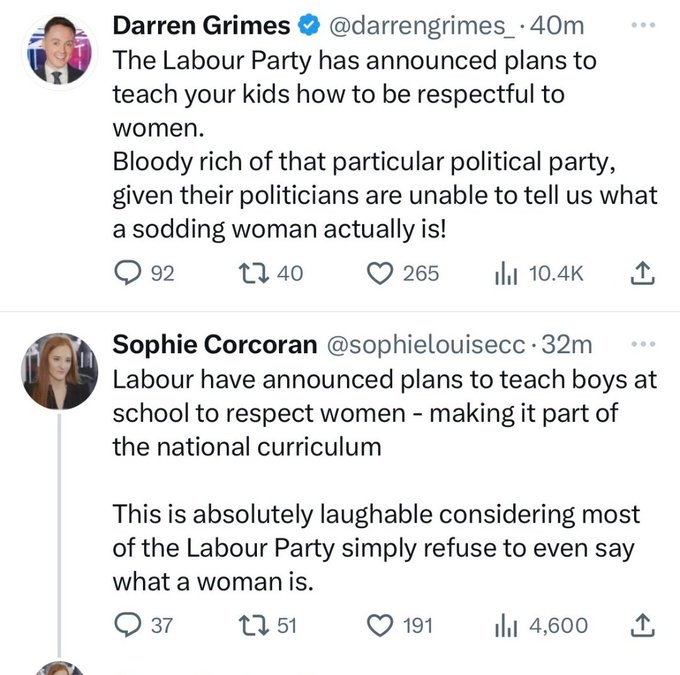 Have @darrengrimes_  and @sophielouisecc  ever been seen together in the same room?

They seem to share *exactly* the same thoughts .... Almost as if they are not really their own thoughts!

#ToryShills
#GeneralElectionNow