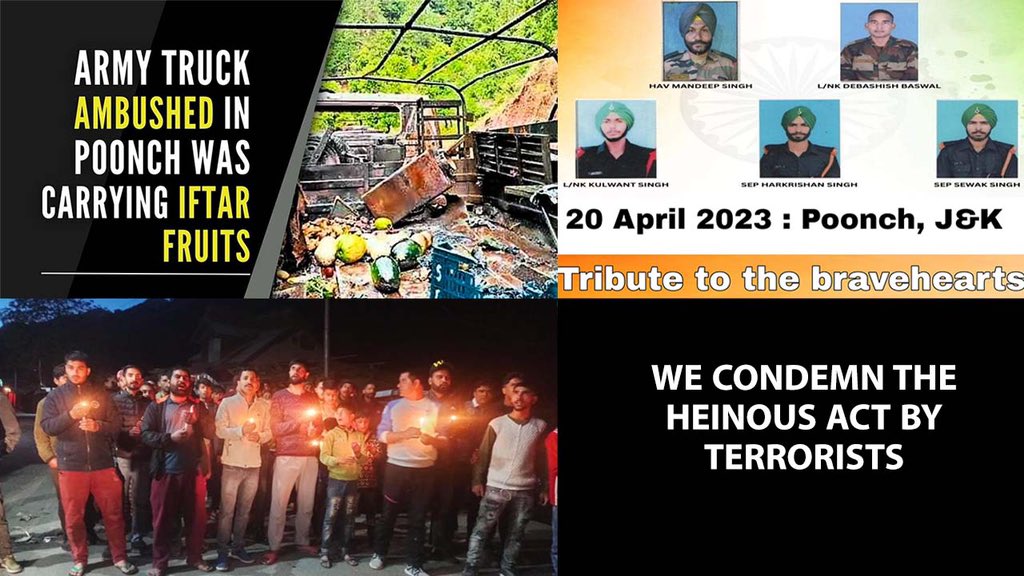 Bilalghoru's tweet photo. کشمیر میں پونچھ دہشت گردانہ حملے کے خلاف احتجاجی مظاہرے ہوئے۔ وادی میں مختلف مقامات پر لوگوں نے پاکستان مخالف نعرے لگائے اور اپنے جھنڈے جلائے #KashmirRejectsTerrorism #PoonchTerrorAttack https://t.co/YApKywyI6D