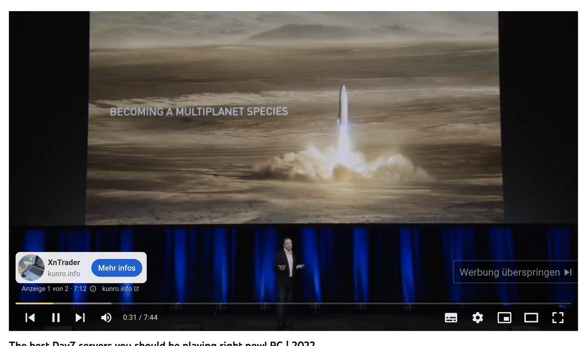 There are ads on Youtube of <a href="/elonmusk/">Elon Musk</a> selling some fake AI trading software with faked translations and <a href="/Google/">Google</a> <a href="/youtube/">YouTube</a> do not even provide a "report" function that you can find easy?