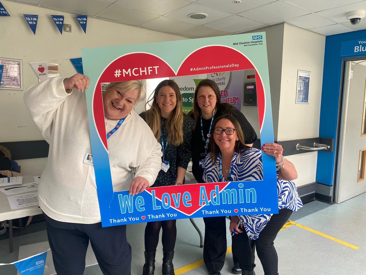 Come and visit us at Leighton #adminprofessionalsday #mchft