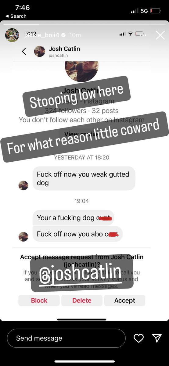ZacBailey14's tweet photo. Jack Wighton has just posted this on his Instagram.

No one should have to put up with this abuse. Ever.

It’s staggering, concerning &amp; extremely sad to think some people in society think it’s okay to do this.

Hats off to Jack for calling it out.

@9NewsSyd @NRLonNine #9News https://t.co/3vEkxzEDnI