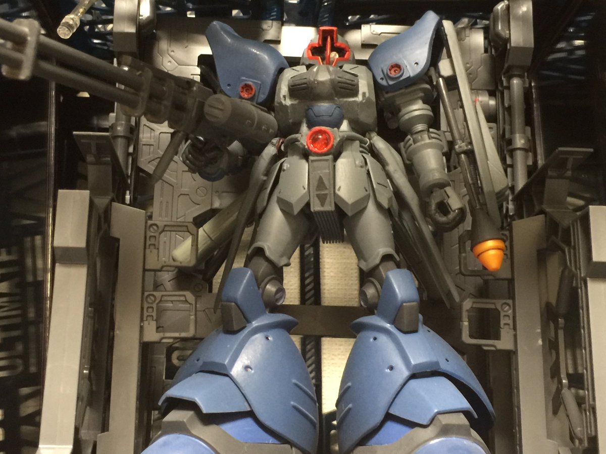 fleet_4's tweet photo. #自分のガンプラの特徴や強みを紹介する
イジらないと気が済まない
旧キットが絡まないとなかなか完成しない

旧リックドム2
旧ジェガン
旧ドライセン
クインマンサ 

#ガンプラ https://t.co/Nx97zbAmyc