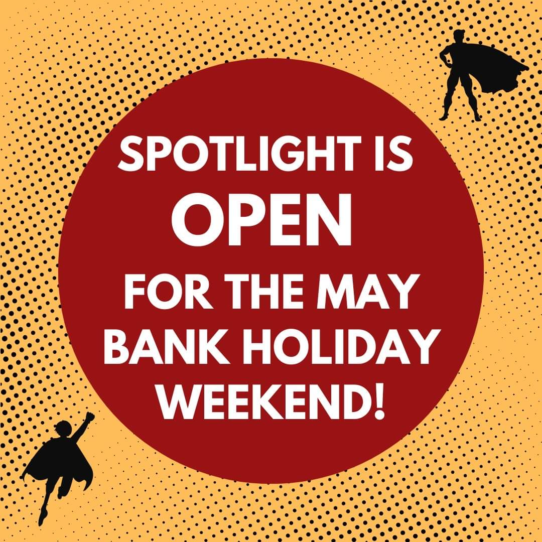 Spotlight_Limk's tweet photo. Spotlight is OPEN this weekend for the May bank holiday! All classes will run as normal. Only a few weeks to go to our show INCREDIBLE HEROES at the Lime Tree Theatre! https://t.co/raK0Y8AchD