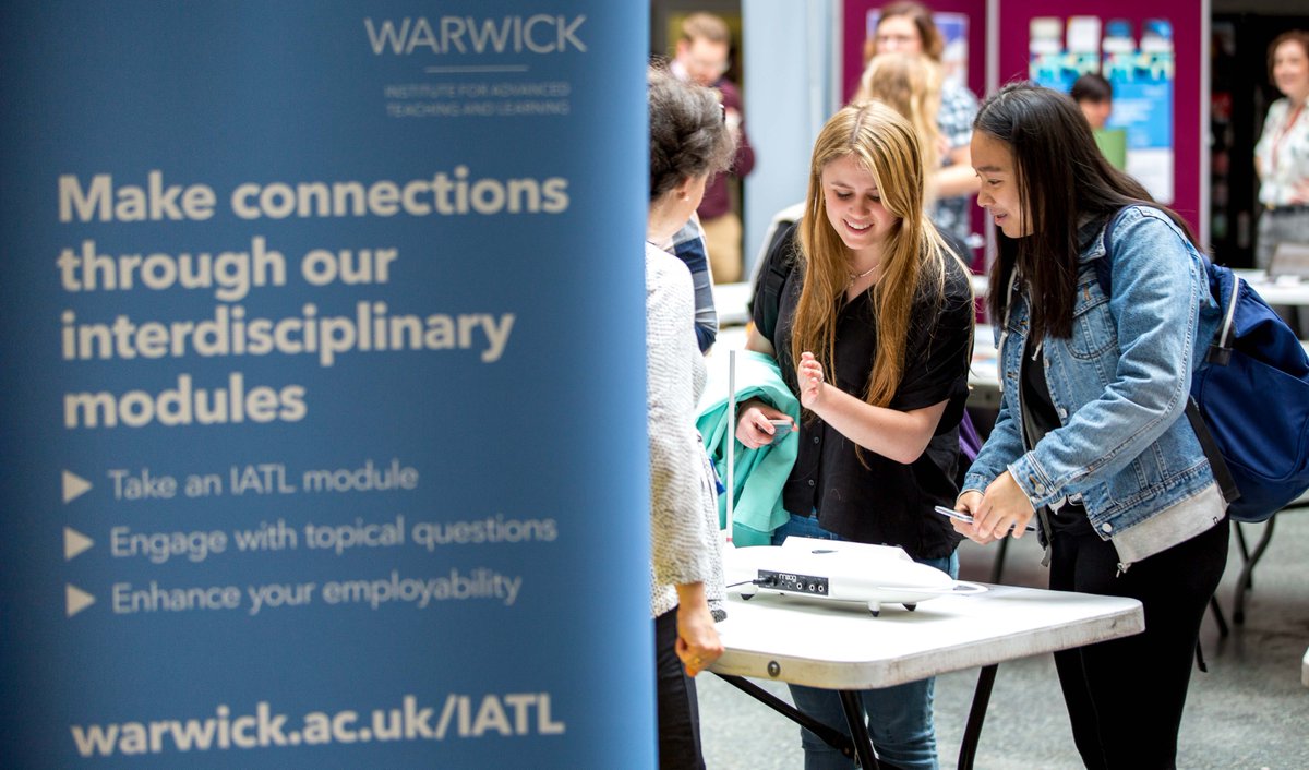 IATL Module fair - today: 26th April 12:30 - 2:30 pm in the FAB 😎See you there!
#FacultyofArts #interdisciplinary #UniversityofWarwick #employability