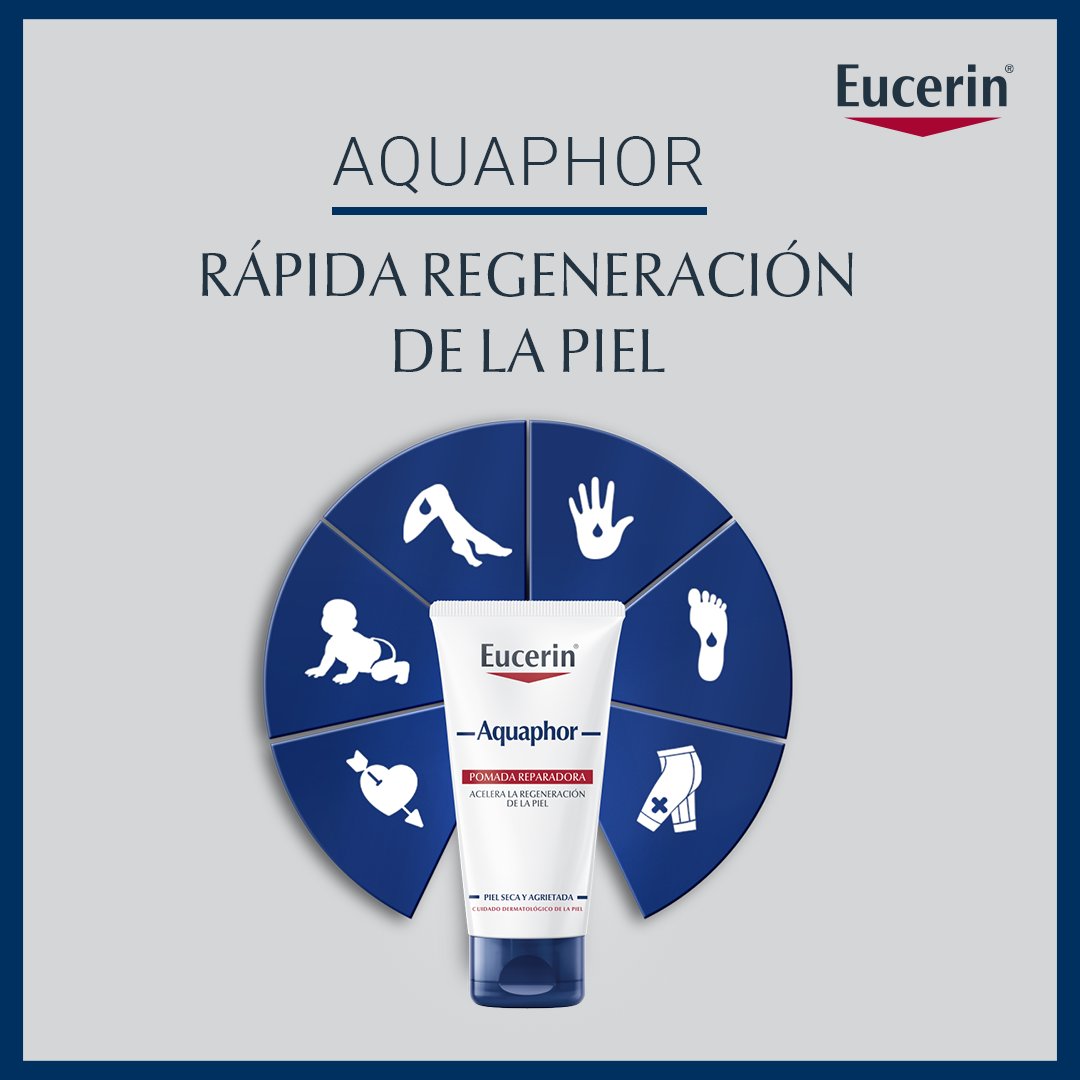 EucerinES's tweet image. 💙 No importa la causa, si es por practicar deporte, porque te acabas de hacer un tatuaje o el frío reseca tu piel. 

#Aquaphor es la solución para cualquier #pieldañada y seca. 

#UnidosporAquaphor