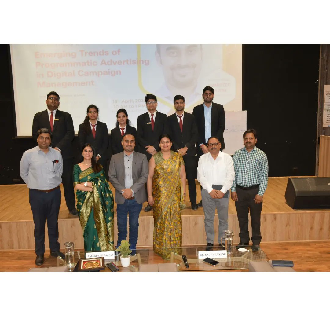 glbajajimr's tweet photo. GLBIMR and Research's Centre of Digital Marketing organized an educational workshop on Emerging Trends of Programmatic Advertising in Digital Campaign Management.
#GLBIMR #GLBajaj #pgdminstitute #pgdmprogram #drsapnarakesh #Bschool #educationalworkshop #digitalmarketing https://t.co/G4SbzKRCwL
