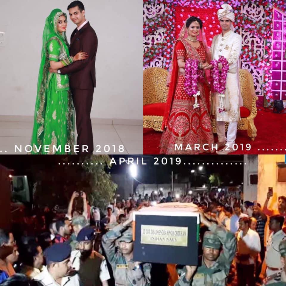 priority_n's tweet image. Only Son in the family, a Young Officer married just a month ago., puts his “Duty before Self” like a True Soldier and attained Veergati fighting fire onboard #INSVIKRAMADITYA

His daring efforts prevented fire spreading &amp;amp; causing major damage to National Asset on Apr 26, 2019.