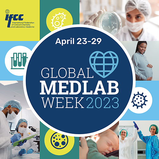 SysmexEurope's tweet photo. 𝗚𝗹𝗼𝗯𝗮𝗹 𝗠𝗲𝗱 𝗟𝗮𝗯 𝗪𝗲𝗲𝗸
A week aimed to recognize the work of Medical Laboratory Professionals worldwide.
Join us and let’s be trend!
Global Med Lab Week, April 23-29
An initiative of the IFCC
#GlobalMedLabWeek – @globalmedlabweek
#MedLabs #GMLW #IFCC https://t.co/JXCx9oJDig